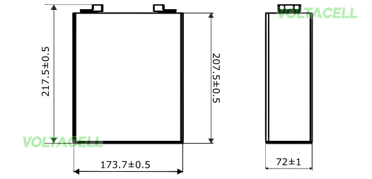 EVE MB31 LiFePO4 Battery Cell 3.2V 314Ah A Grade with M6 Threaded Connectors